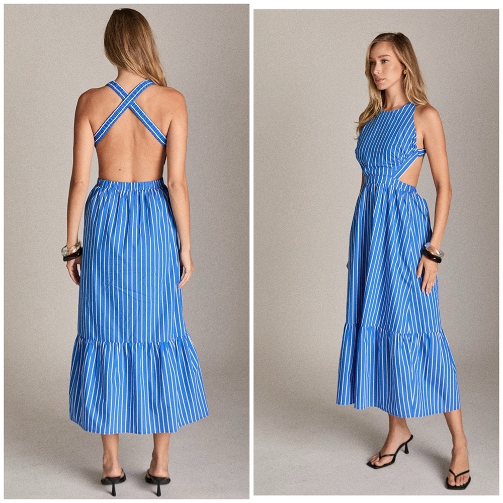 English Factory RIVIERA STRIPE DRESS - Picture 2 of 12